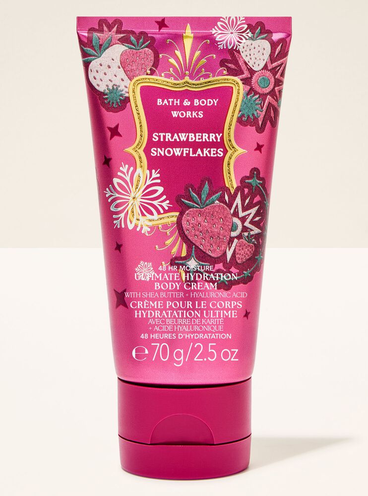 Strawberry Snowflakes Travel Size Ultimate Hydration Body Cream Travel Size Ultimate Hydration Body Cream