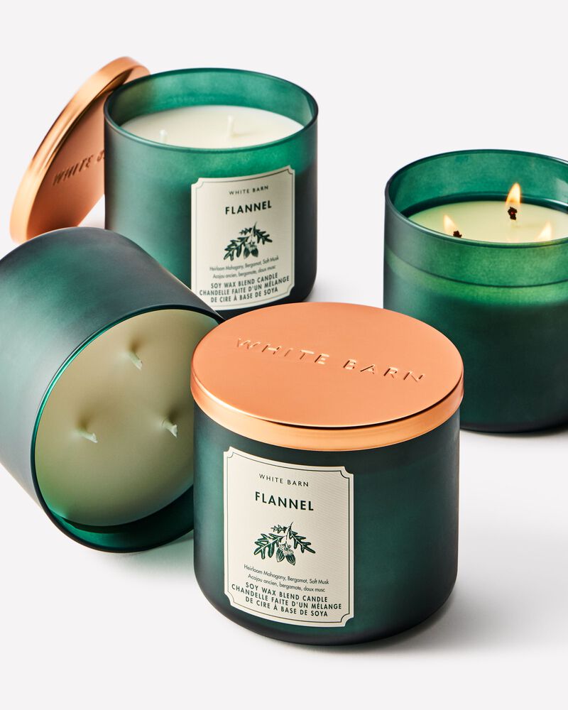 Flannel 3-Wick Candle เทียนหอม 3 ไส้