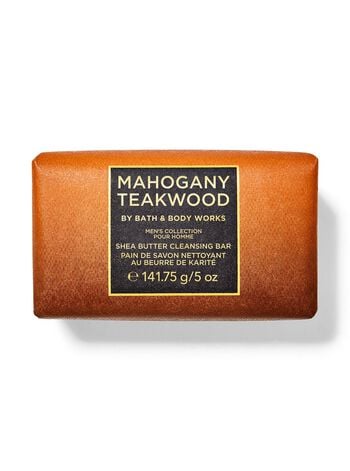 Mahogany Teakwood Shea Butter Cleansing Bar สบู่ก้อน