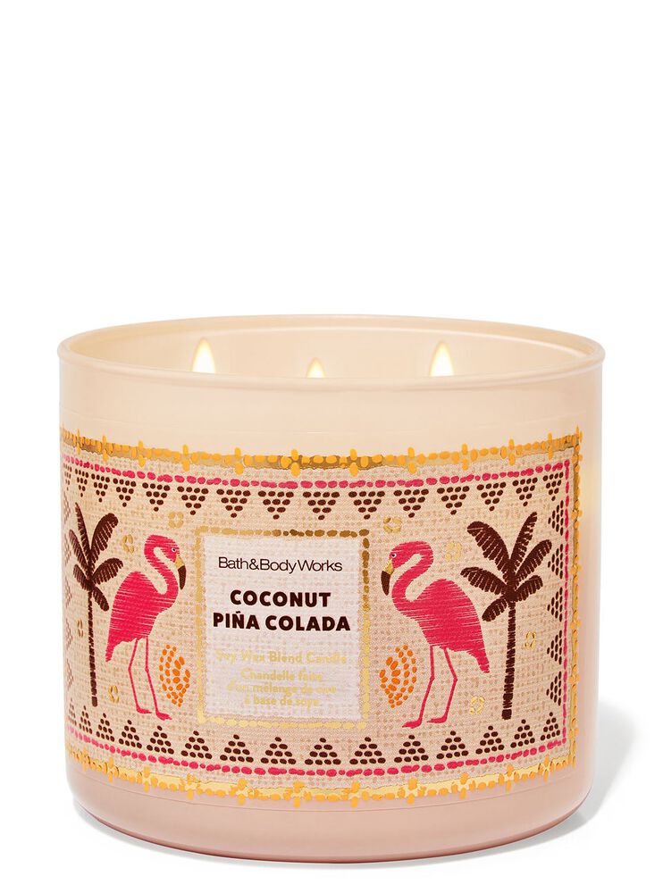 Coconut Pina Colada 3-Wick Candle เทียนหอม 3 ไส้