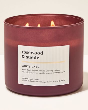 Rosewood & Suede 3-Wick Candle เทียนหอม 3 ไส้