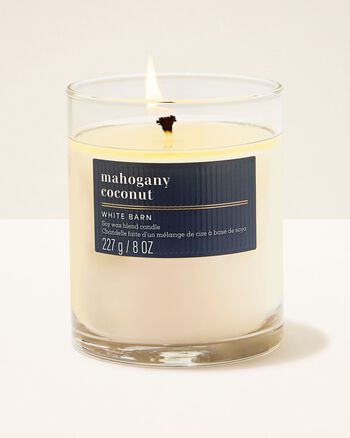 Mahogany Coconut Single Wick Candle เทียนหอม 1 ไส้
