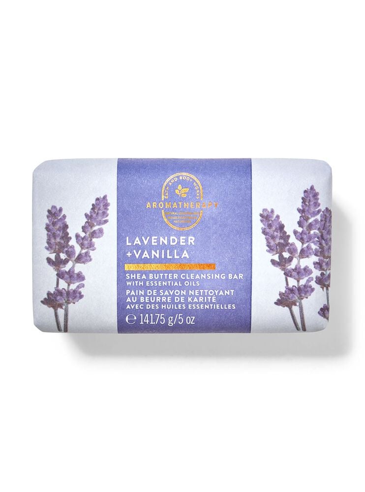 Lavender Vanilla Shea Butter Cleansing Bar สบู่ก้อน
