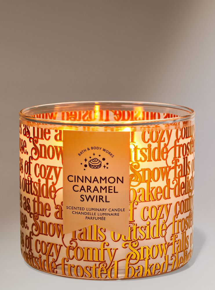 Buy Cinnamon Caramel Swirl 3-Wick Candle Online | Bath & Body Works