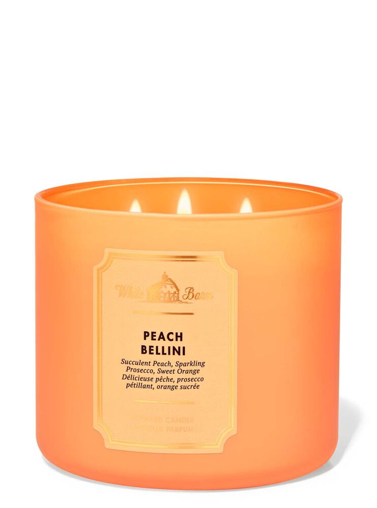 Peach Bellini 3-Wick Candle เทียนหอม 3 ไส้