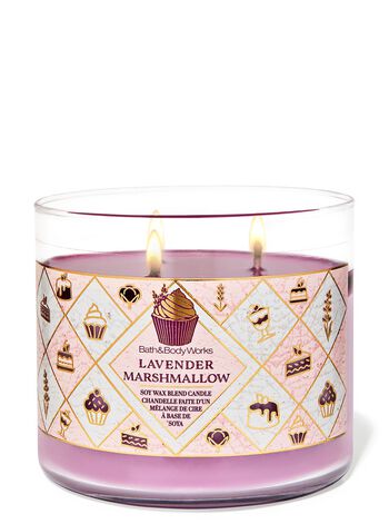 Lavender Marshmallow 3-Wick Candle เทียนหอม 3 ไส้