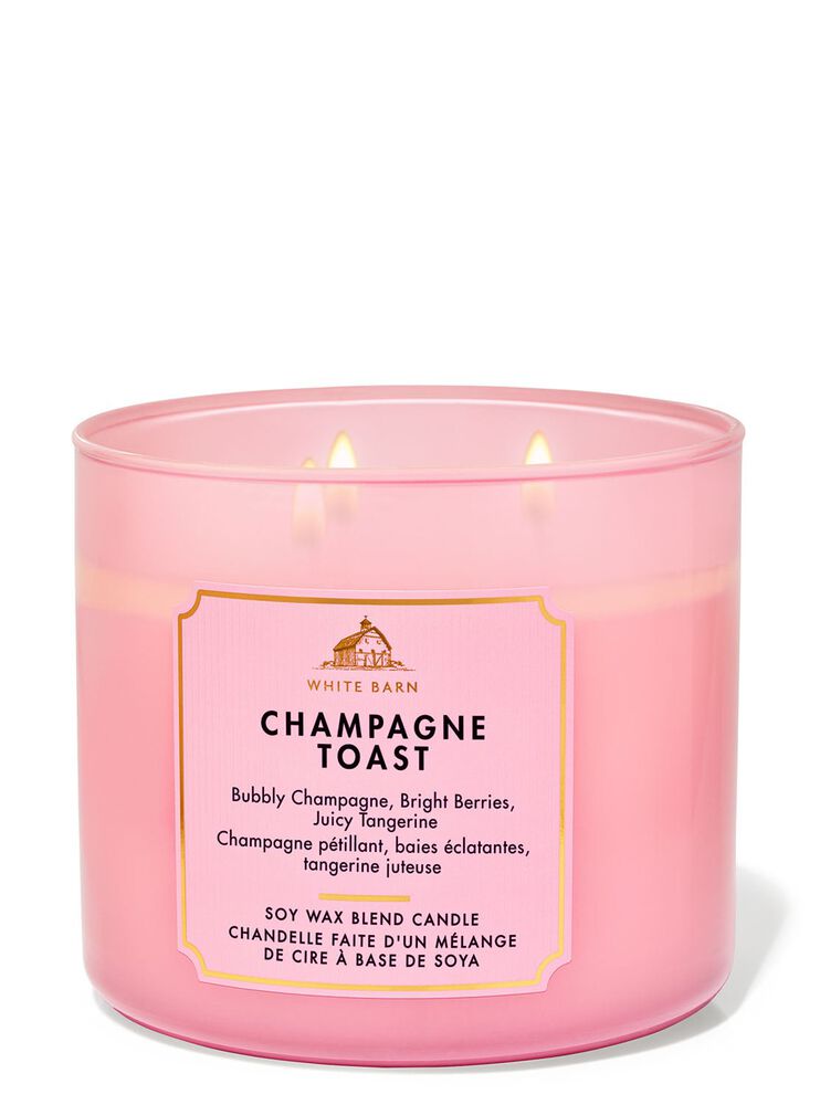 Champagne Toast 3-Wick Candle เทียนหอม 3 ไส้