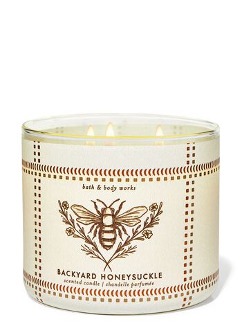 Backyard Honeysuckle 3-Wick Candle เทียนหอม 3 ไส้