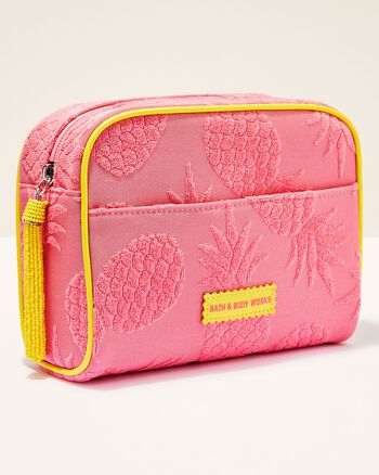 Pink Pineapple Cos Bag Cosmetic Bag กระเป๋าเครื่องสำอาง