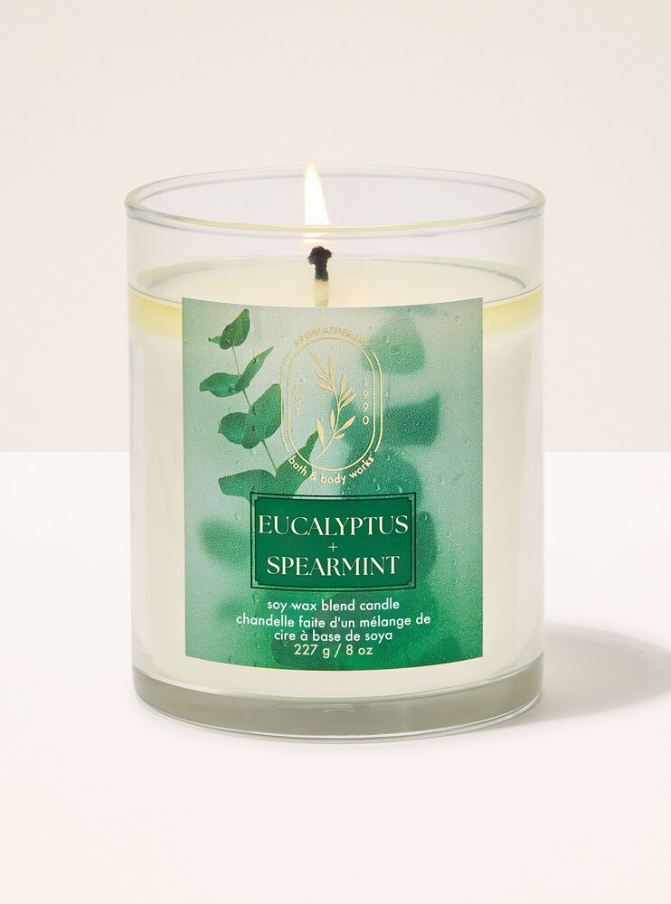 Eucalyptus Spearmint Single Wick Candle Single Wick Candle