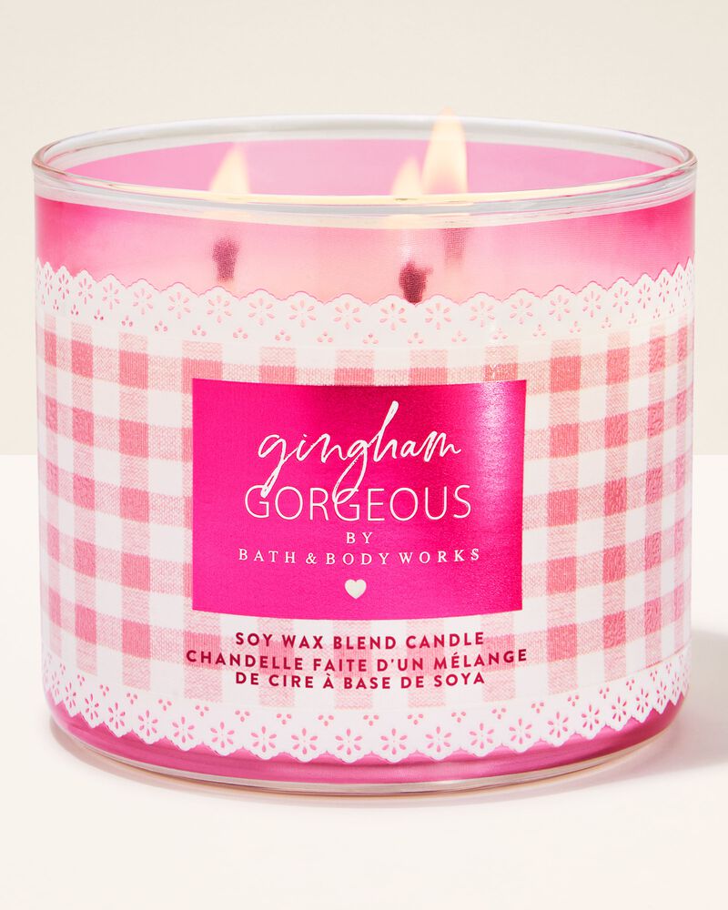 Gingham Gorgeous 3-Wick Candle เทียนหอม 3 ไส้