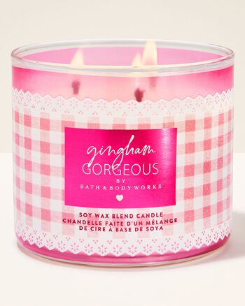 Gingham Gorgeous 3-Wick Candle เทียนหอม 3 ไส้