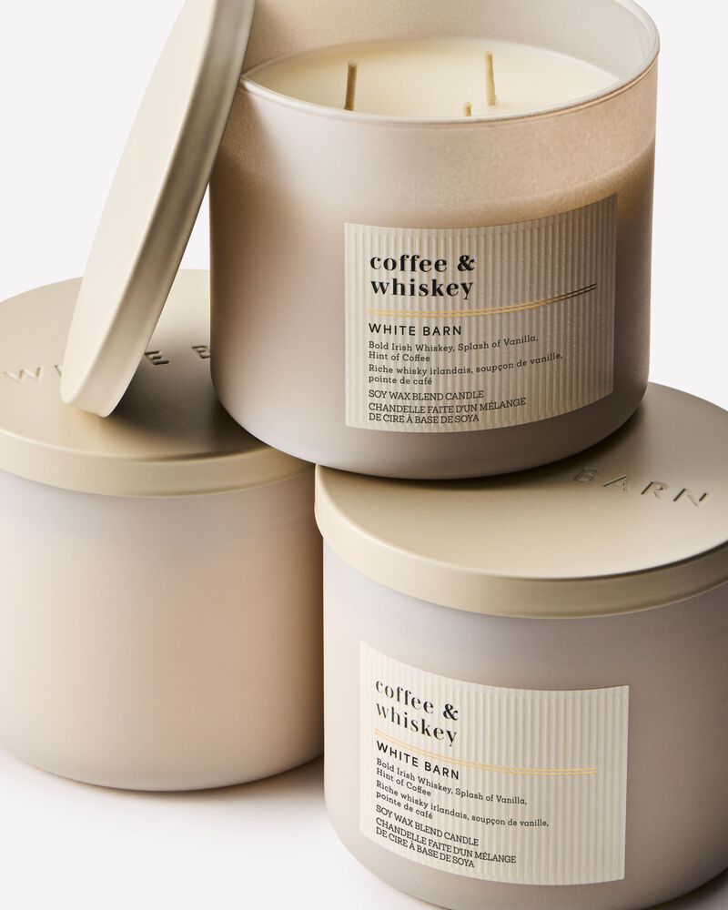 Coffee & Whiskey 3-Wick Candle เทียนหอม 3 ไส้