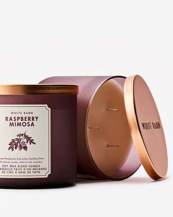 Raspberry Mimosa 3-Wick Candle เทียนหอม 3 ไส้