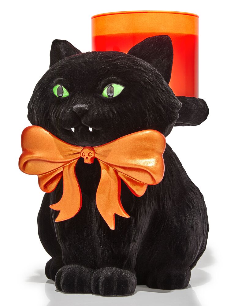 Vampire Cat Pedestal 3-Wick Candle Holder ที่วางเทียนหอม 3 ไส้