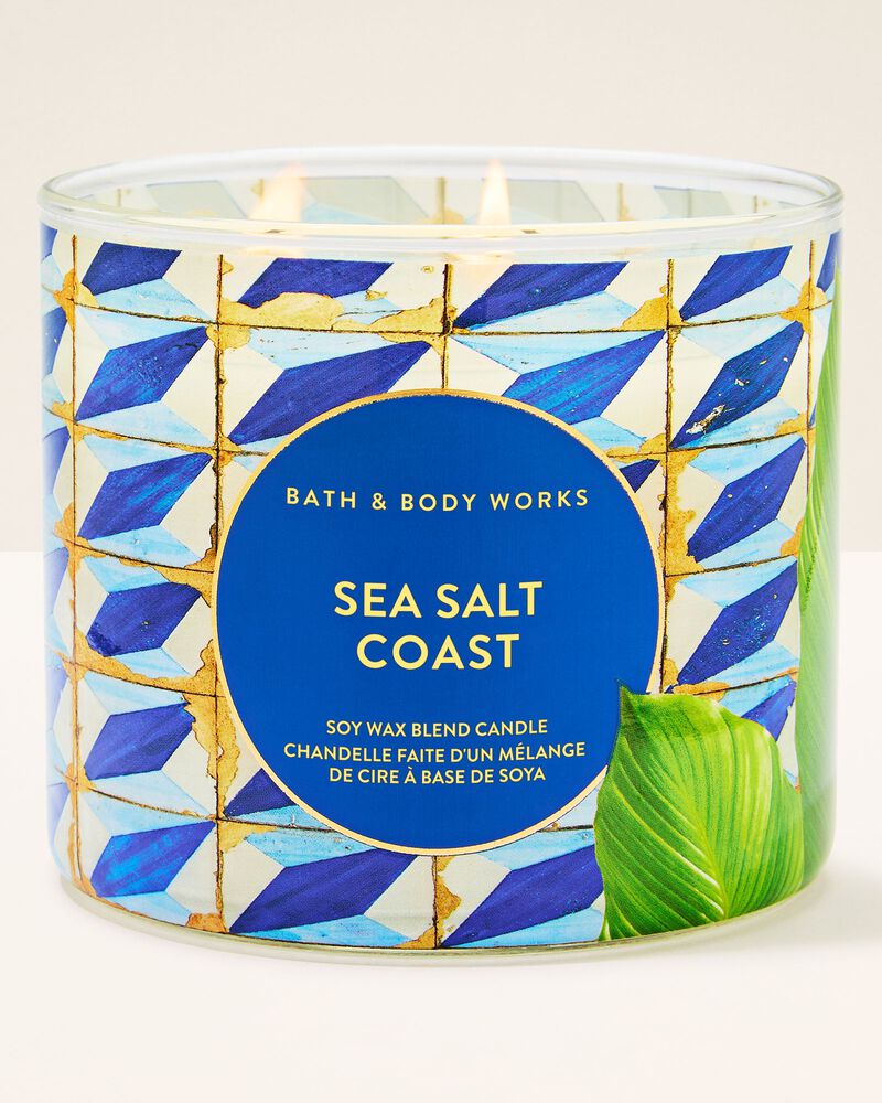 Sea Salt Coast 3-Wick Candle เทียนหอม 3 ไส้