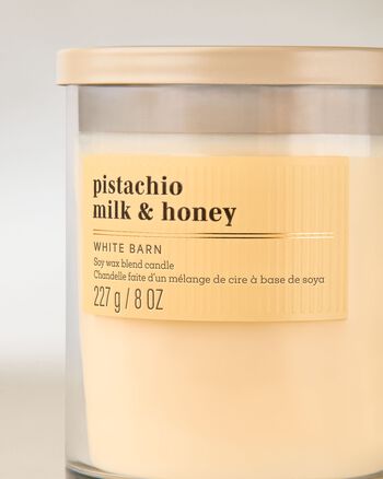 Pistachio Milk & Honey Single Wick Candle เทียนหอม 1 ไส้