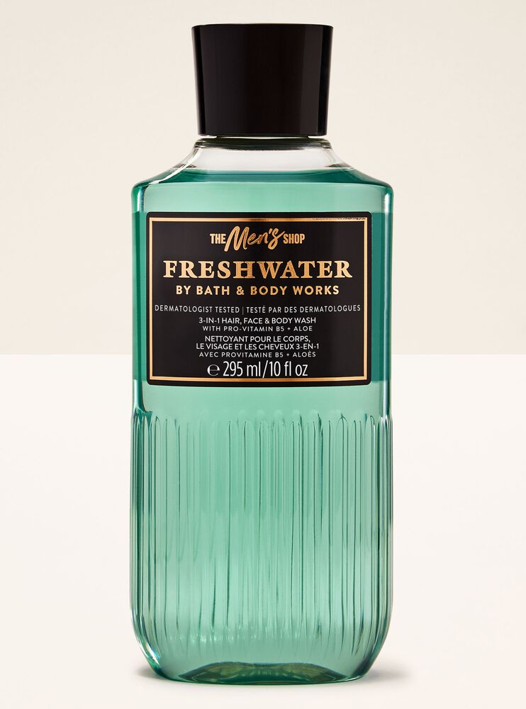 Freshwater 3-in-1 Hair, Face & Body Wash สบู่อาบน้ำ 3-in-1