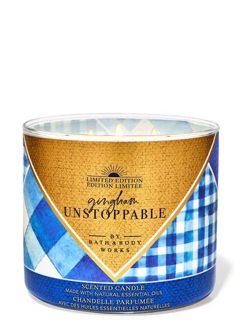 Gingham Unstoppable 3-Wick Candle เทียนหอม 3 ไส้