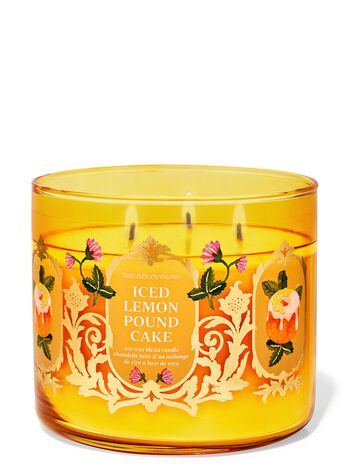 Iced Lemon Pound Cake 3-Wick Candle เทียนหอม 3 ไส้