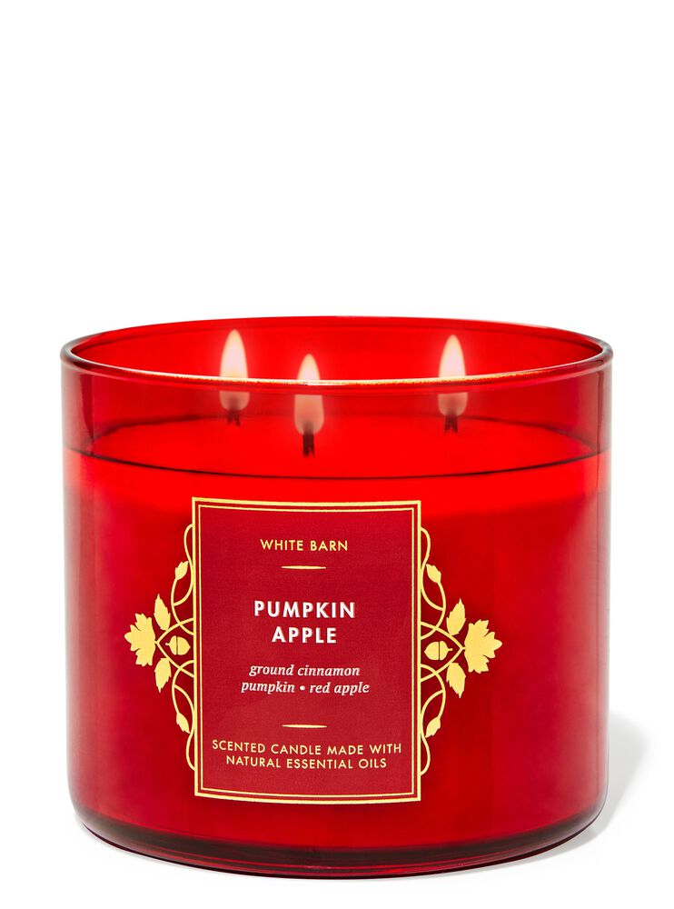 Pumpkin Apple 3-Wick Candle เทียนหอม 3 ไส้