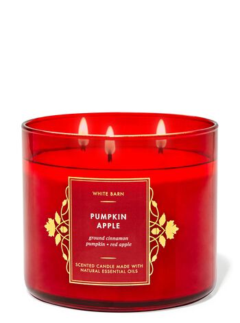 Pumpkin Apple 3-Wick Candle เทียนหอม 3 ไส้