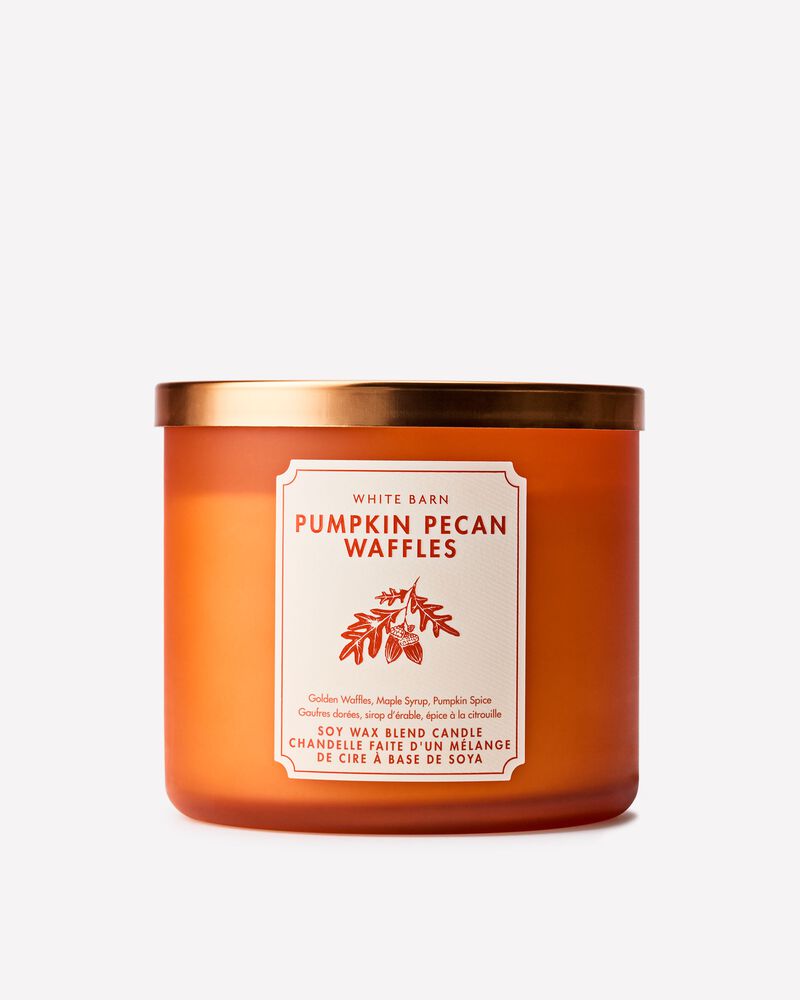 Pumpkin Pecan Waffles 3-Wick Candle เทียนหอม 3 ไส้