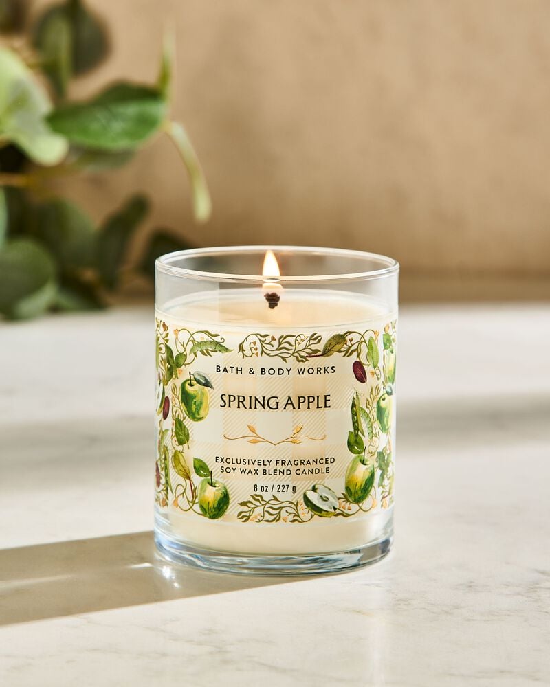 Spring Apple Single Wick Candle เทียนหอม 1 ไส้