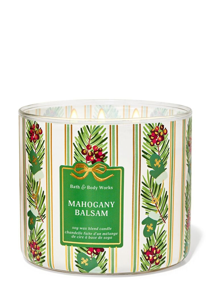 Mahogany Balsam 3-Wick Candle 3-Wick Candle
