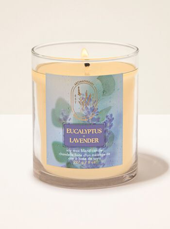 Eucalyptus + Lavender Single Wick Candle เทียนหอม 1 ไส้