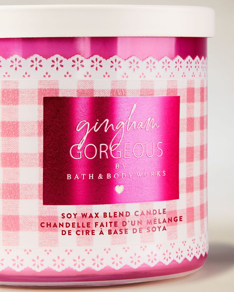 Gingham Gorgeous 3-Wick Candle เทียนหอม 3 ไส้