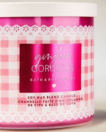 Gingham Gorgeous 3-Wick Candle เทียนหอม 3 ไส้