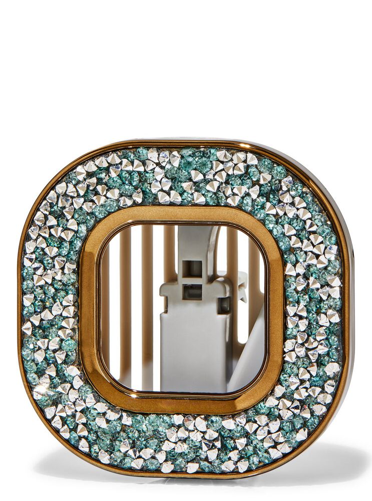 Black Glitter Car Fragrance Holder ที่วางน้ำหอมปรับอากาศรถยนต์