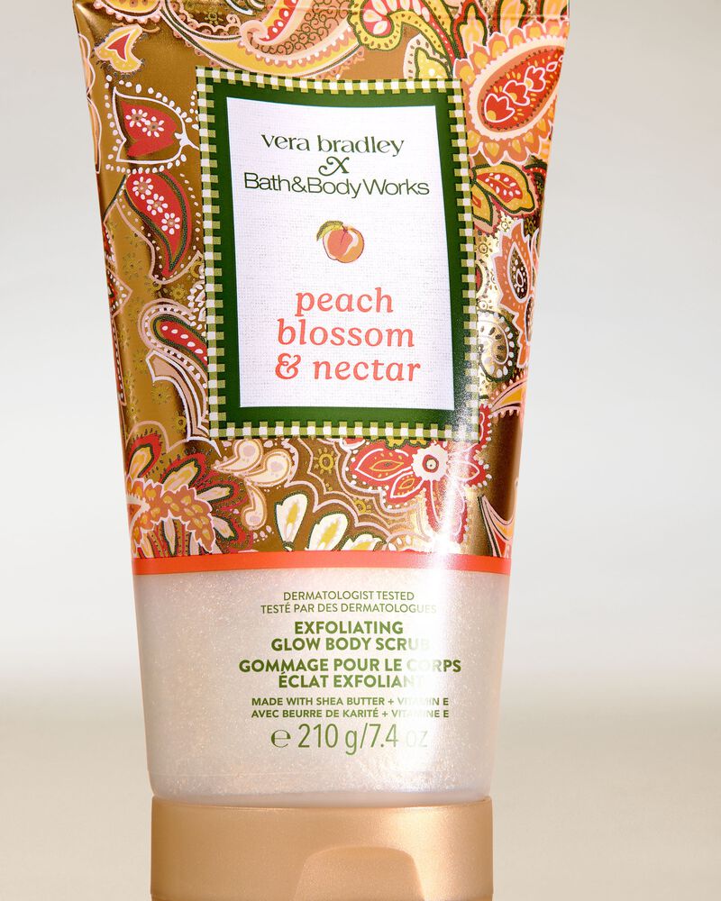 Peach Blossom & Nectar Exfoliating Glow Body Scrub บอดี้สครับ