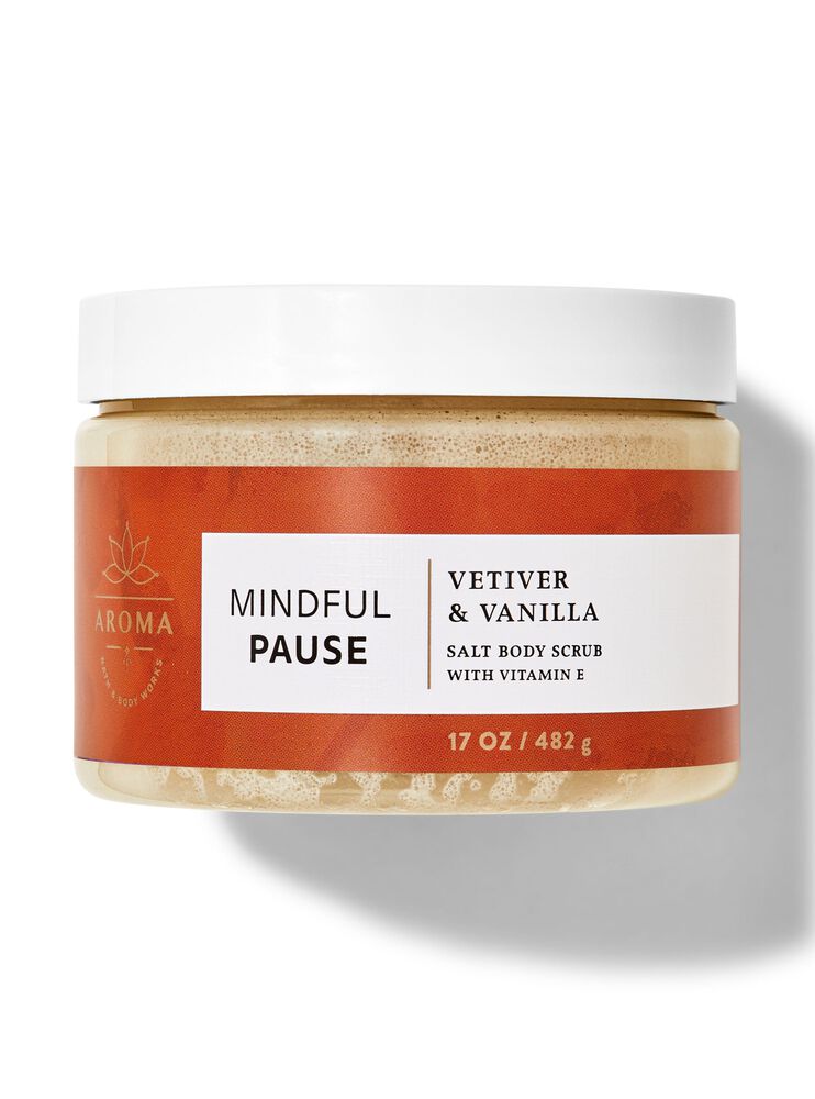 Vetiver Vanilla Salt Body Scrub Salt Body Scrub