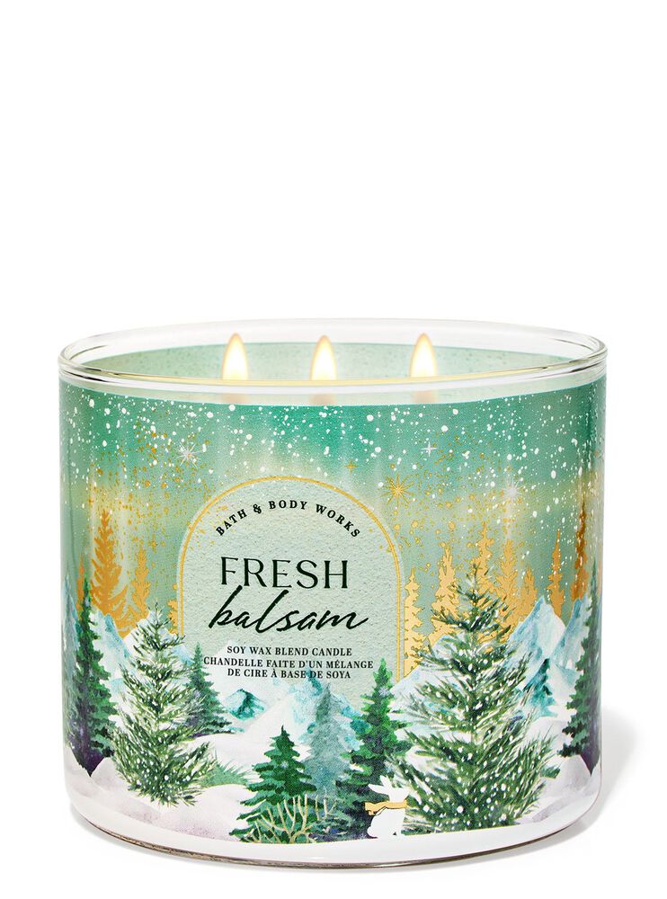 Fresh Balsam 3-Wick Candle เทียนหอม 3 ไส้