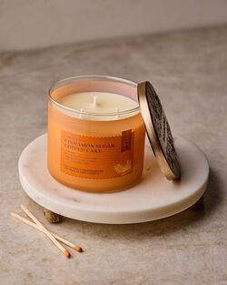 Cinnamon Sugar Coffee Cake 3-Wick Candle image number null
