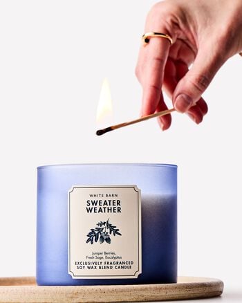 Sweater Weather 3-Wick Candle เทียนหอม 3 ไส้