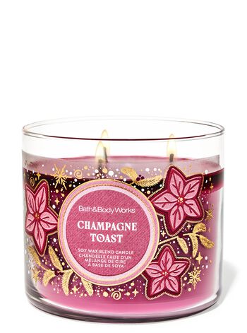 Champagne Toast 3-Wick Candle เทียนหอม 3 ไส้
