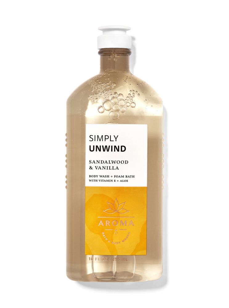 Sandalwood Vanilla Body Wash and Foam Bath สบู่อาบน้ำ