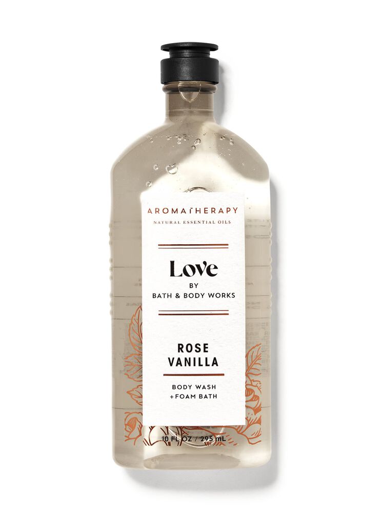 Rose Vanilla Body Wash & Shower Gel สบู่อาบน้ำ