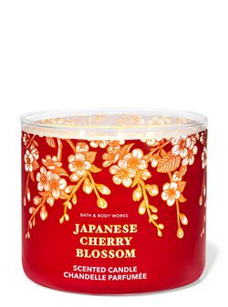 Japanese Cherry Blossom 3-Wick Candle image number null