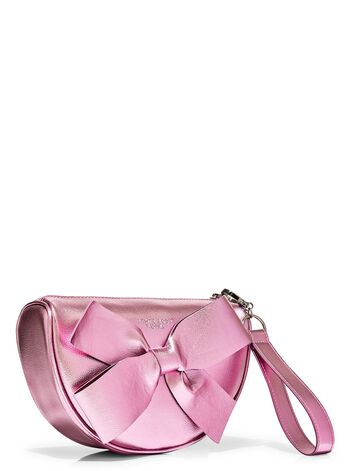 Metallic Bow Cosmetic Bag Cosmetic Bag