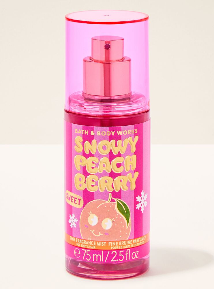 Snowy Peach Berry Travel Size Fine Fragrance Mist Travel Size Fine Fragrance Mist