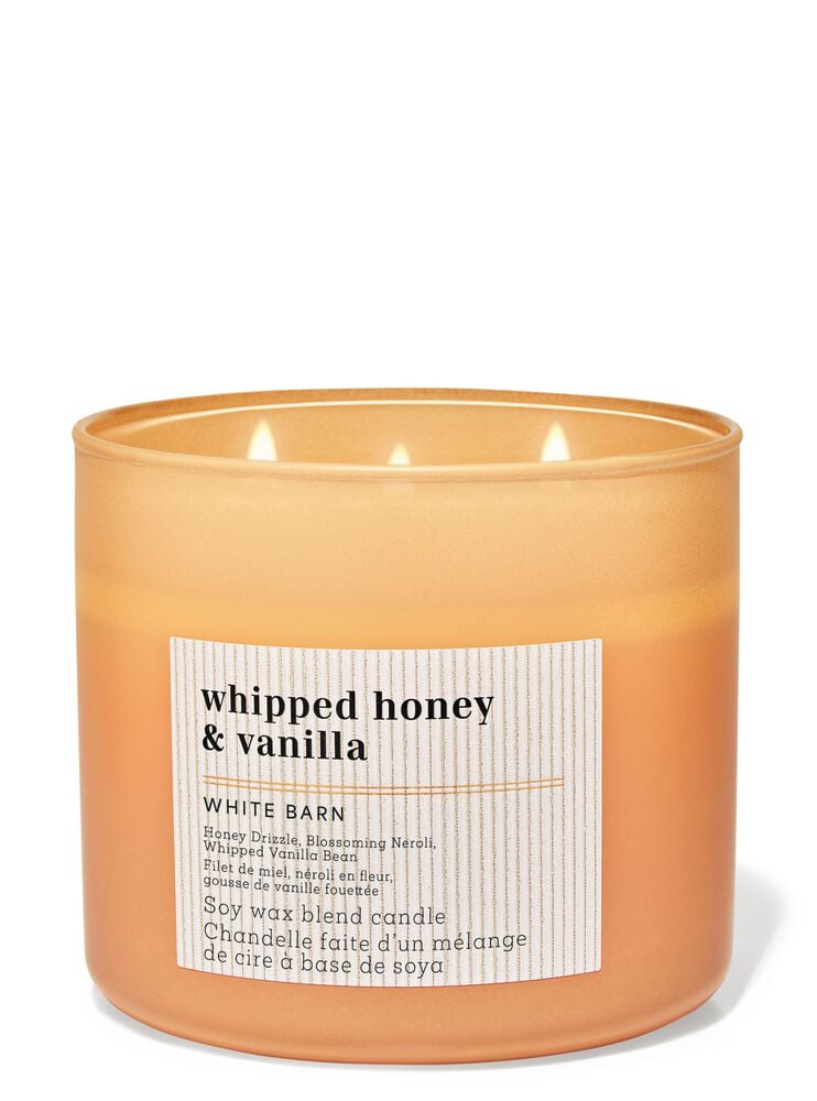 Whipped Honey & Vanilla 3-Wick Candle เทียนหอม 3 ไส้