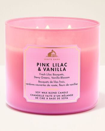 Pink Lilac & Vanilla 3-Wick Candle เทียนหอม 3 ไส้