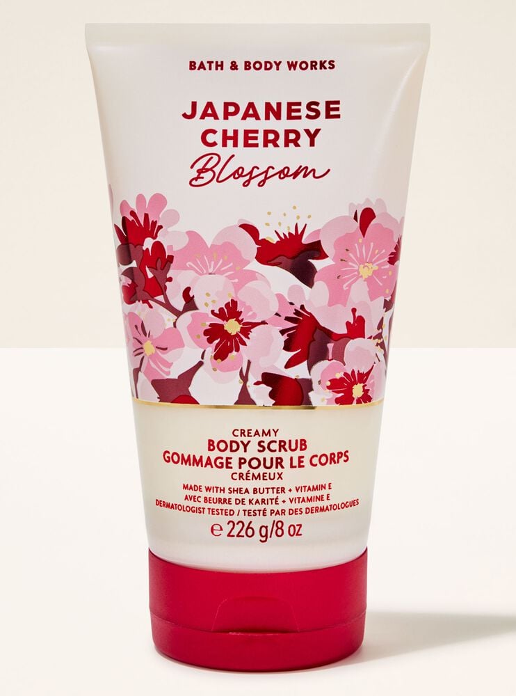 Japanese Cherry Blossom Creamy Body Scrub บอดี้สครับ