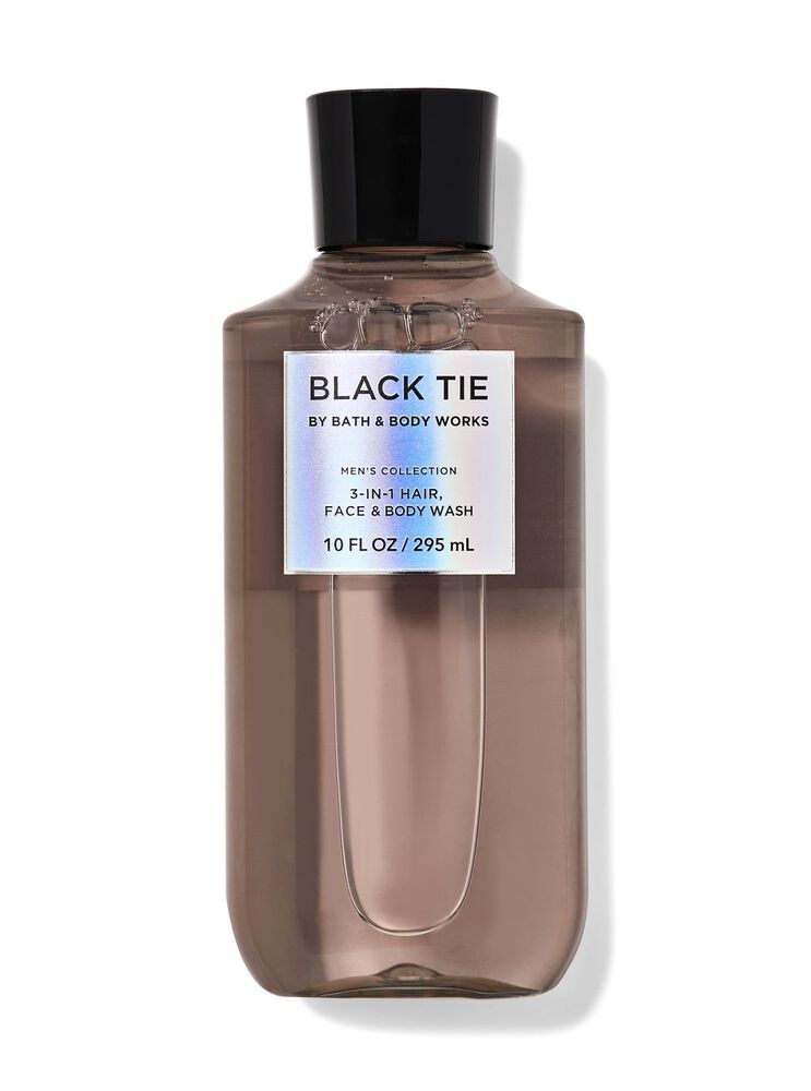 Black Tie 3-in-1 Hair, Face & Body Wash สบู่สูตร 3-in-1