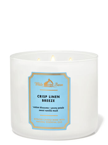 Crisp Linen Breeze 3-Wick Candle 3-Wick Candle