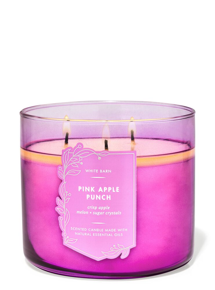 Pink Apple Punch 3-Wick Candle เทียนหอม 3 ไส้